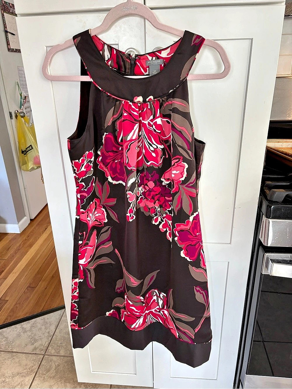 Ann Taylor Petites Floral Sleeveless Mini Dress